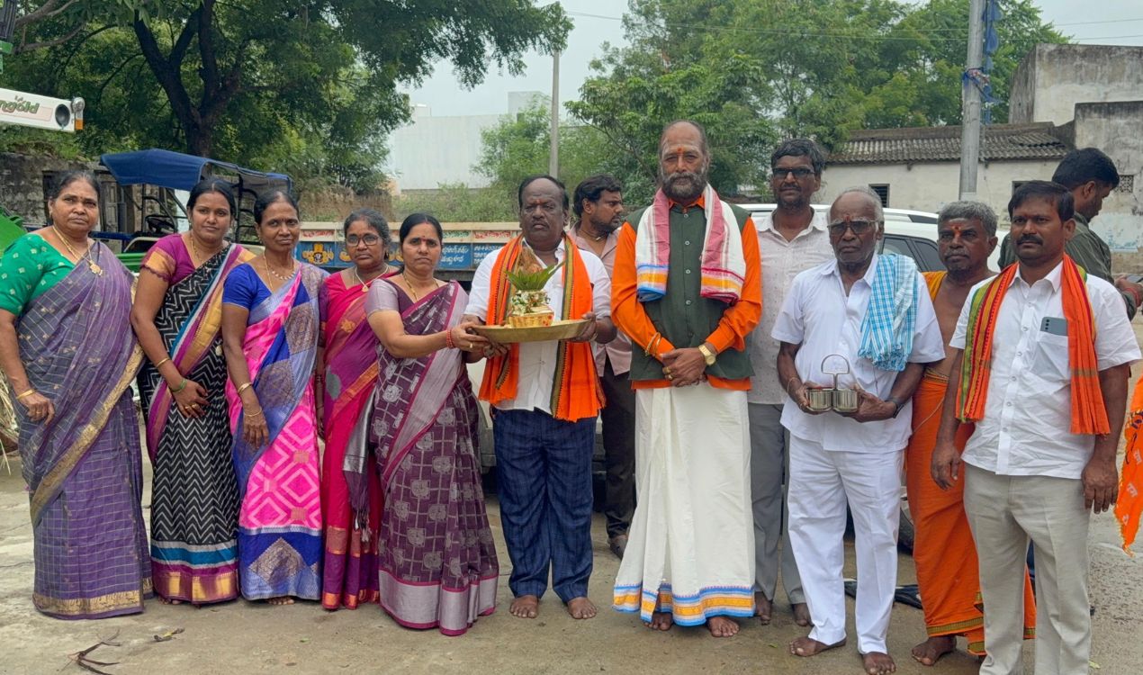 Gurupurnima celebrations and Bhagavad Gita recitation in Kothapally Yacharam