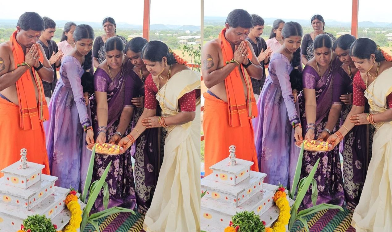 Medipalli Nakkarta Lakshmi Narasimha Swamy temple special pooja performed by AVG Foundation