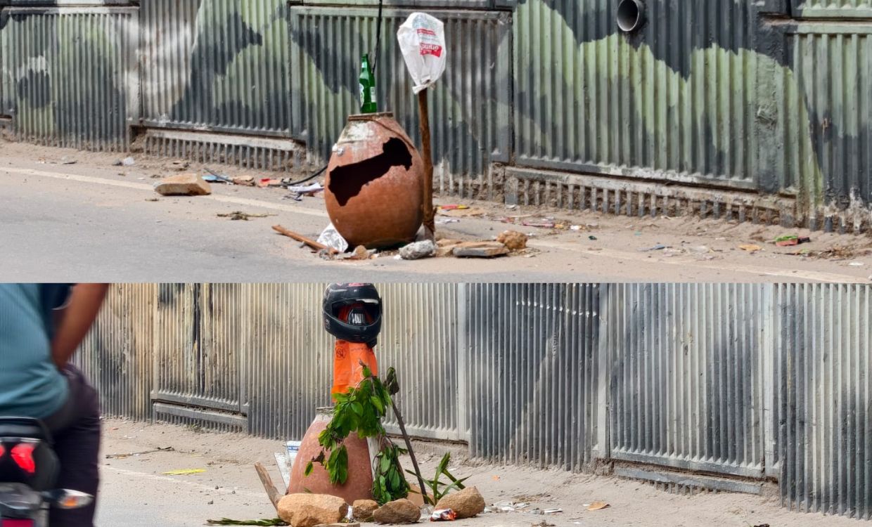 LB Nagar potholes