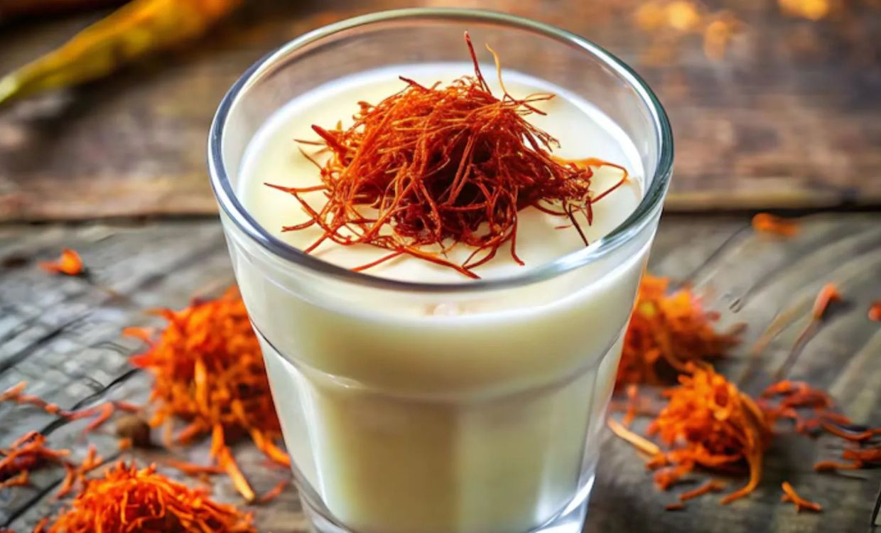 saffron milk